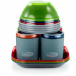 ست ظروف مسافرتی 4 نفره جی اس آی GSI Infinity 4 Person Deluxe Tableset- Multicolor
