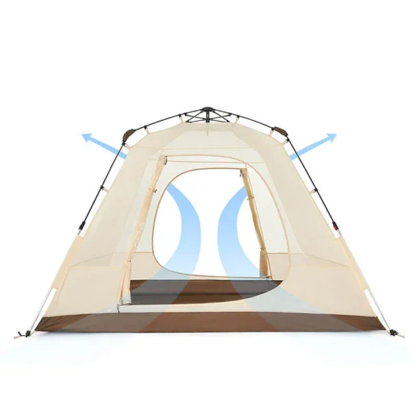 چادر نیچرهایک اتومات انگو - 4 نفره کمپینگ - چهار فصل Naturehike Ango 4 Person Pop Up Tent - NH21ZP010 - تصویر 12