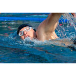 عینک شنا دکتلون - نابایجی 100 ردی Decathlon Swimming Glasses - Ready - Standard Size - Light Glasses - Grey - تصویر 7