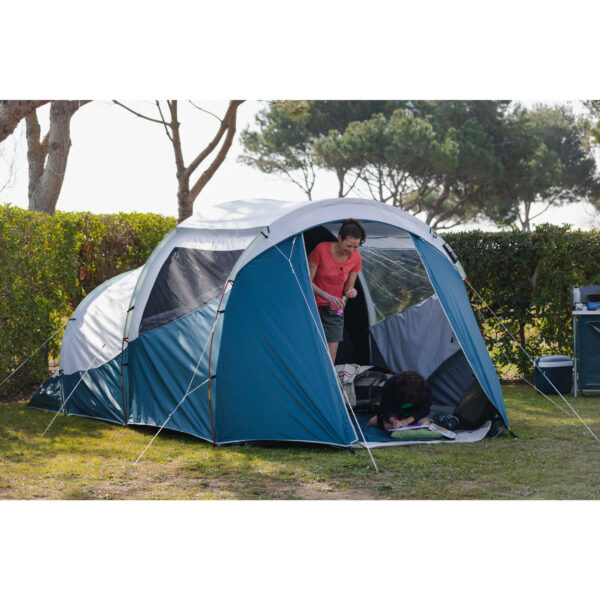 چادر کمپینگ کچوا - آرپناز 4.1 - فرش اند بلک Quechua 4 Person Camping Tent - 1 Room - Arpenaz 4.1 Fresh & Black - تصویر 15