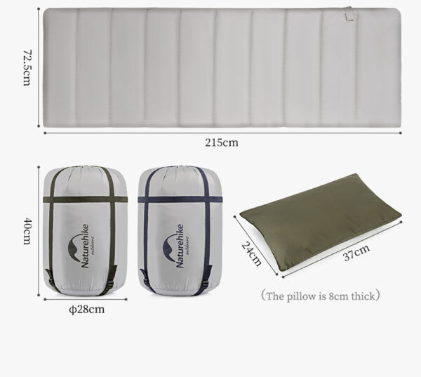 کیسه خواب نیچرهایک دو نفره - بالشت دار Naturehike Double Polar Sleeping Bag - Pattern - Free Pillow - NH21MSD06 - تصویر 3