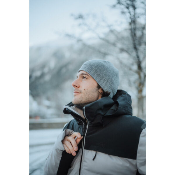 کلاه اسکی ودزی - برت شهری دکتلون Wedze Adult Ski Beanie - Light Gray - Simple - تصویر 2