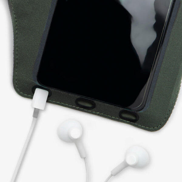 بازوبند موبایل دکتلون - جا موبایلی کالنجی Kiprun Running Armband / Phone Holder - Black - تصویر 5
