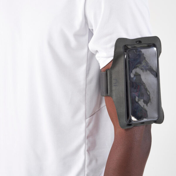 بازوبند موبایل دکتلون - جا موبایلی کالنجی Kiprun Running Armband / Phone Holder - Black - تصویر 10