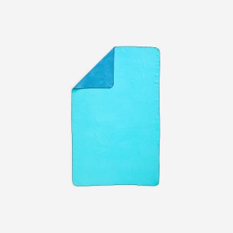 حوله نابایجی مایکروفایبر دکتلون - آبی Nabaiji Double Sided Microfiber Towel - XL Size - Blue / Green - 110 X 175 cm