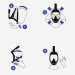 ماسک غواصی سوبا - دکتلون Subea snorkeling mask - Easybreath 900 - تصویر 3