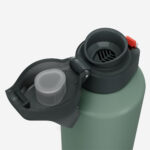 بطری آب کچوا - 1 لیتری آلومنیومی Quechua Aluminum Water Bottle - with quick release cap - 1 Liter - تصویر 4