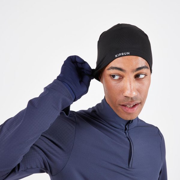 کلاه برت کالنجی Kalenji Adult Black Running Beret - Kiprun Warm - Running - تصویر 2