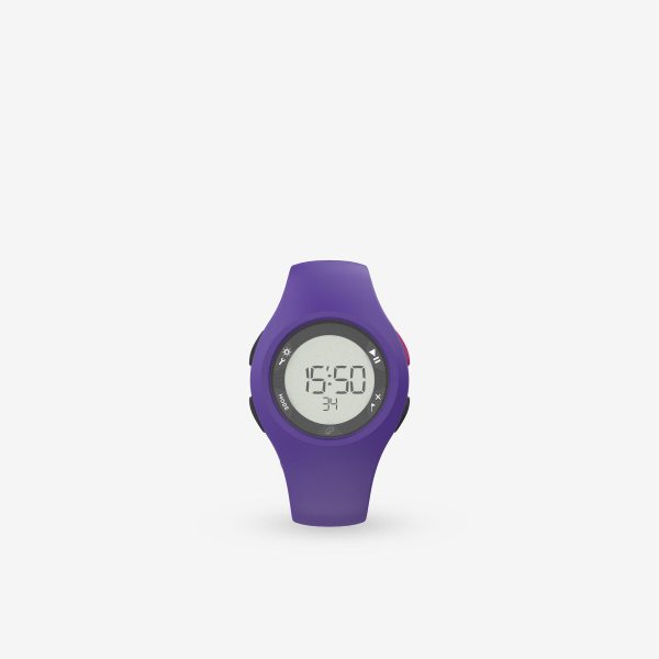 ساعت ورزشی دکتلون Decathlon Stopwatch W200 S - Purple - تصویر 1