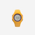 ساعت ورزشی دکتلون Decathlon Stopwatch W200 M - Yellow/purple