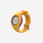 ساعت ورزشی دکتلون Decathlon Stopwatch W200 M - Yellow/purple - تصویر 3