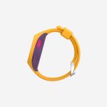 ساعت ورزشی دکتلون Decathlon Stopwatch W200 M - Yellow/purple - تصویر 5