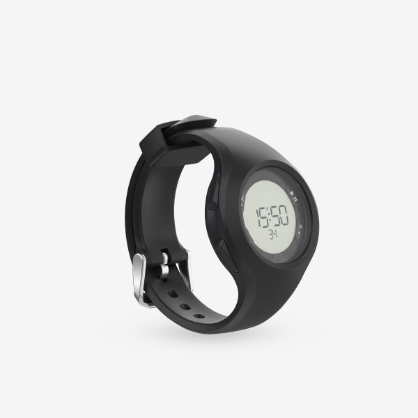 ساعت ورزشی دکتلون Decathlon Stopwatch W200 M - Black - تصویر 5