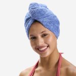 حوله سر نابایجی مایکروفایبر دکتلون - آبی Nabaiji Microfiber Hair Towel - Blue