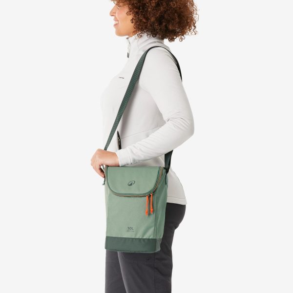 کول باکس کچوا 10 لیتری - یخدان کیفی Quechua Outdoor foldable cooler - 10 l - green - cool for 4 hours - 100 - تصویر 2