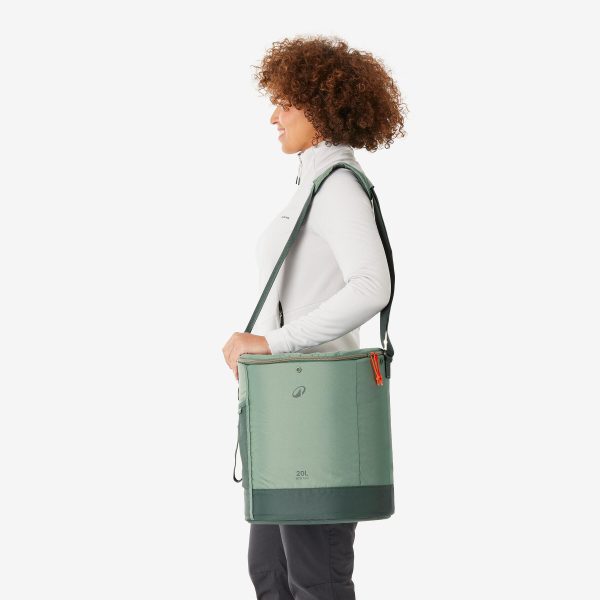 کول باکس کچوا 20 لیتری - یخدان کیفی Quechua Outdoor foldable cooler - 20 L - green - 9 hours cool - 100 - تصویر 3