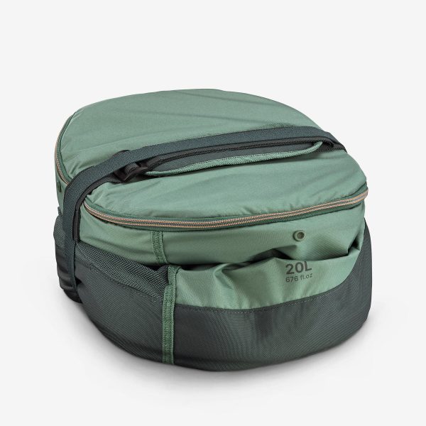 کول باکس کچوا 20 لیتری - یخدان کیفی Quechua Outdoor foldable cooler - 20 L - green - 9 hours cool - 100 - تصویر 4