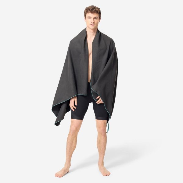 حوله نابایجی مایکروفایبر دکتلون - مشکی Nabaiji Microfiber Towel - XL - Black - 110 X 175 cm - تصویر 2