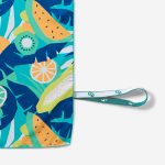حوله نابایجی مایکروفایبر دکتلون - طرحدار Nabaiji Microfiber Towel - XL Length - Blue/Green - 110 × 175 cm - تصویر 4