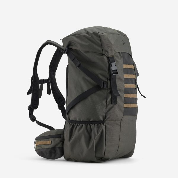 کوله پشتی بوشکرفت سولوگناک 50 لیتری Solognac Bushcraft backpack - Khaki - Hunting and Nature Observation - 50 L - تصویر 1