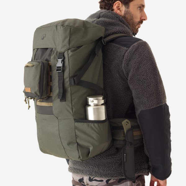 کوله پشتی بوشکرفت سولوگناک 50 لیتری Solognac Bushcraft backpack - Khaki - Hunting and Nature Observation - 50 L - تصویر 6