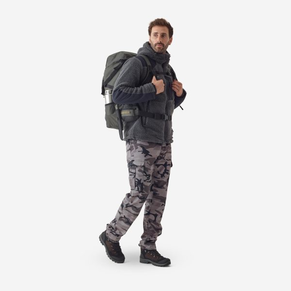 کوله پشتی بوشکرفت سولوگناک 50 لیتری Solognac Bushcraft backpack - Khaki - Hunting and Nature Observation - 50 L - تصویر 7
