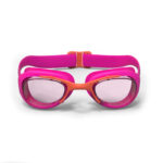عینک شنا نابایجی - دکتلون Nabaiji Swimming Goggles - S Size - Clear Lenses - Pink - 100 XBASE