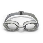 عینک شنا نابایجی ردی 100 - دکتلون Nabaiji 100 Ready - Clear Glass Swimming Goggles - Standard Size - Gray - تصویر 5