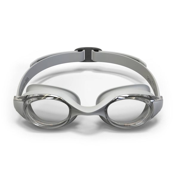 عینک شنا نابایجی ردی 100 - دکتلون Nabaiji 100 Ready - Clear Glass Swimming Goggles - Standard Size - Gray - تصویر 5