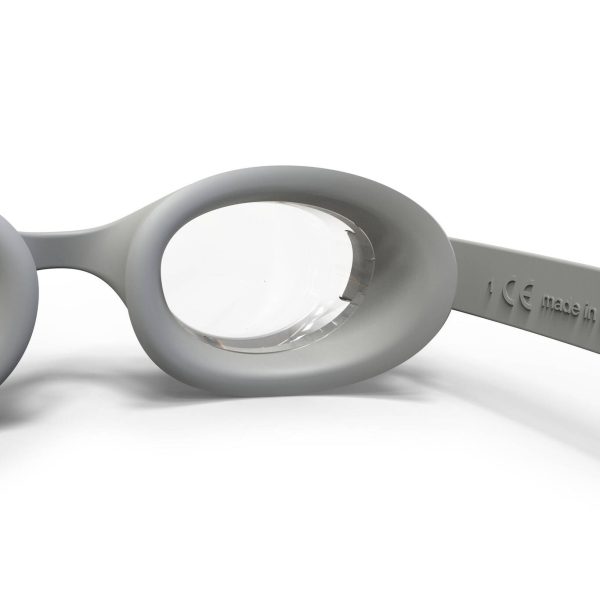 عینک شنا نابایجی ردی 100 - دکتلون Nabaiji 100 Ready - Clear Glass Swimming Goggles - Standard Size - Gray - تصویر 7