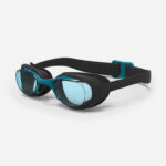 عینک شنا نابایجی ایکس 100 - دکتلون Nabaiji 100 XBASE - Clear Lens Swimming Goggles - L Size - Black