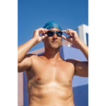 عینک شنا نابایجی ایکس 100 - دکتلون Nabaiji 100 XBASE - Clear Lens Swimming Goggles - L Size - Black - تصویر 2