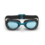 عینک شنا نابایجی ایکس 100 - دکتلون Nabaiji 100 XBASE - Clear Lens Swimming Goggles - L Size - Black - تصویر 3