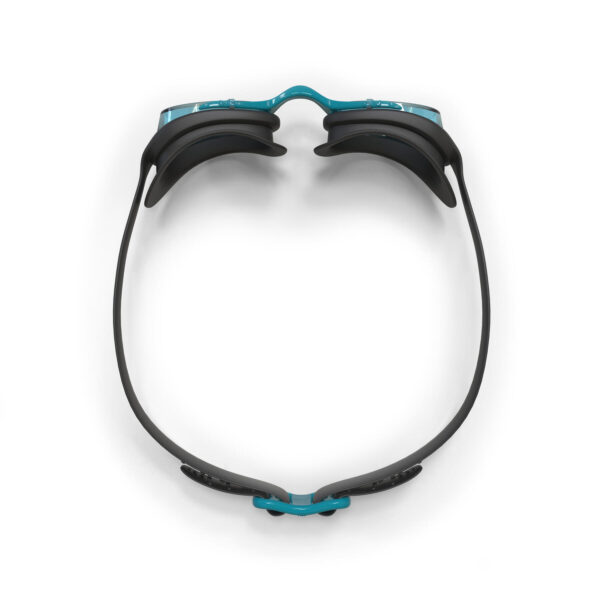 عینک شنا نابایجی ایکس 100 - دکتلون Nabaiji 100 XBASE - Clear Lens Swimming Goggles - L Size - Black - تصویر 4
