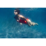 عینک شنا نابایجی ایکس 100 - دکتلون Nabaiji 100 XBASE - Clear Lens Swimming Goggles - L Size - Black - تصویر 8