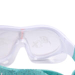 ماسک شنا نابایجی - دکتلون Nabaiji  Swimming Mask - Standard Size - White/Green - Clear Glass - Swimdow - تصویر 5