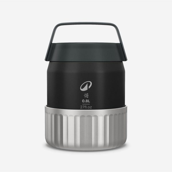 فلاسک غذا کچوا 800 میل Quechua Thermal insulated food container - Stainless Steel - 0.8 L - 900 - تصویر 1