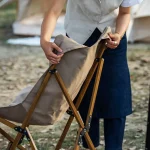 صندلی کمپینگ نیچرهایک Naturehike Wood Grain Foldable Camping Chair - NH19Y001-Z - تصویر 3