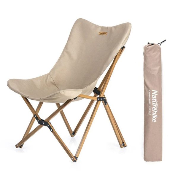 صندلی کمپینگ نیچرهایک Naturehike Wood Grain Foldable Camping Chair - NH19Y001-Z - تصویر 11