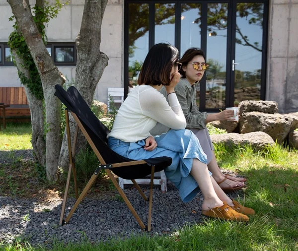 صندلی کمپینگ نیچرهایک Naturehike Wood Grain Foldable Camping Chair - NH19Y001-Z - تصویر 18