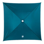 سایبان ساحلی دکتلون Decathlon Square Beach Umbrella - SPF50+ - 1 Persons - Blue/Floral Patterned - Paruv 125 - تصویر 3