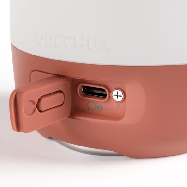 چراغ چادر کچوا - شارژ الکتریکی و دینامیکی دستی Quechua Camping Lamp - Usb-c and Dynamo Rechargeable - 60 Lumens - BL60 - تصویر 4