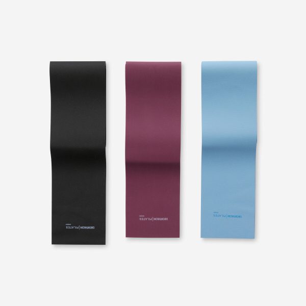 ست بند ورزشی دمیوس - پیلاتس دکتلون 2 تا 4 کیلوگرم Domyos Set of 3 Pilates elastics - resistance 2, 3 and 4kg - تصویر 1