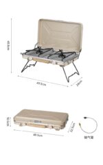 اجاق گاز نیچرهایک - دو شعله Naturehike Double Burner Folding Gas Stove - CNH22CJ046 - تصویر 3