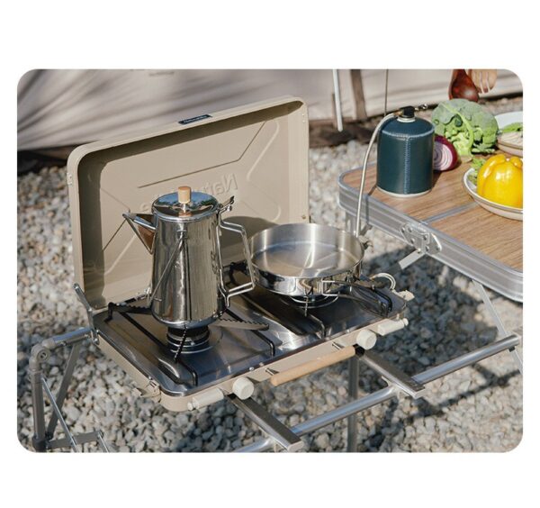 اجاق گاز نیچرهایک - دو شعله Naturehike Double Burner Folding Gas Stove - CNH22CJ046 - تصویر 5