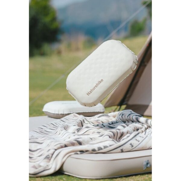 بالشت بادی نیچرهایک - سایز لارج عریض Naturehike Yugu 2-in-1 Sponges inflatable Pillow - L - CNK2300DZ024 - تصویر 8