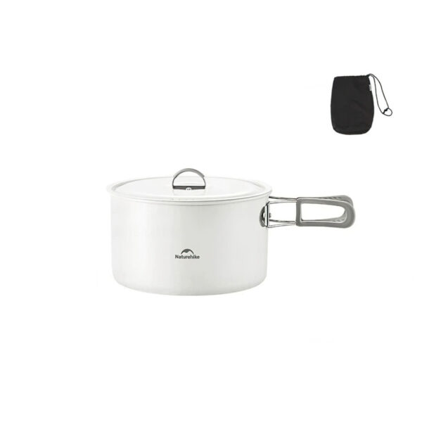 ست ظروف نیچرهایک - قابلمه، ماهیتابه، کتری سرامیکی Naturehike Ceramic Non-Stick Pot Set 4-7 People - CNK2450CF013 - تصویر 13