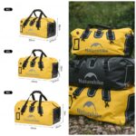 کیف حمل بار نیچرهایک - درای بگ 60 لیتری Naturehike Waterproof travel Carrying Bag with divider - 60L - CNK2450XB015 - تصویر 15