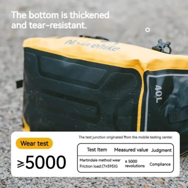 کیف حمل بار نیچرهایک - درای بگ 60 لیتری Naturehike Waterproof travel Carrying Bag with divider - 60L - CNK2450XB015 - تصویر 16