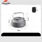 کتری نیچرهایک 0.8 لیتری NatureHike Travel kettle - 0.8 L - CNK2450CF010 - تصویر 5
